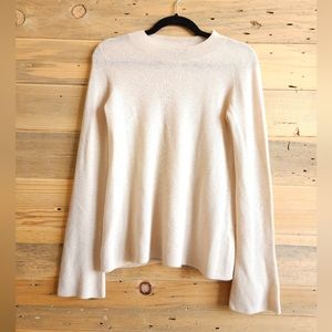 Vince 100% cashmere cream sweater in size S
